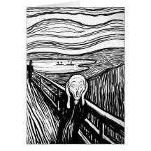 The Scream by Edvard Munch Greeting Card