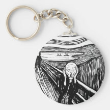 The Scream by Edvard Munch Key Chain