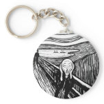 The Scream by Edvard Munch keychains