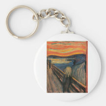 The Scream by Edvard Munch Keychain