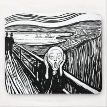 The Scream by Edvard Munch Mouse Pads
