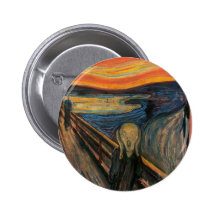 The Scream by Edvard Munch Pinback Buttons