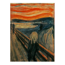 The Scream by Edvard Munch Post Cards