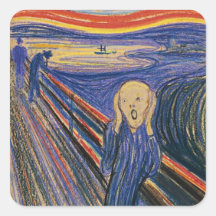 The Scream by Edvard Munch Sticker