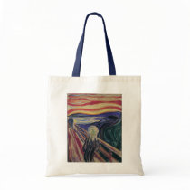 The Scream by Edvard Munch, Vintage Expressionism Tote Bag