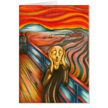 'The Scream' card
