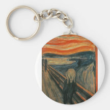The Scream - Edvard Munch 1893 Keychain