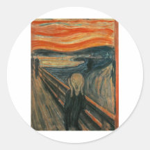 The Scream - Edvard Munch 1893 Stickers