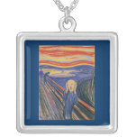 The Scream (pastel 1895) HD Necklace