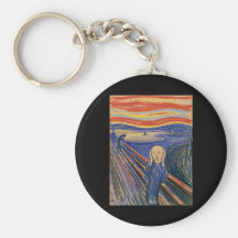 The Scream (pastel 1895) High Quality Key Chain