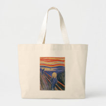 The Scream (pastel 1895) High Quality Tote Bag
