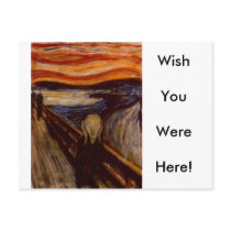 The Scream Postcard