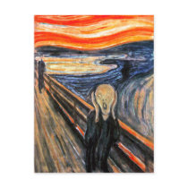 "The Scream" Postcard