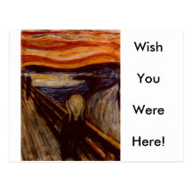 The Scream Postcard