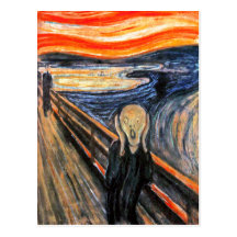 "The Scream" Postcard
