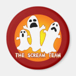 The Scream Team Cute Ghost Design Magnet