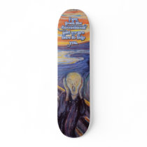 The Scream, Your Government is here to help! Skateboard Deck