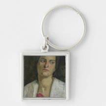 The Sculptress Clara Rilke-Westhoff  1905 Key Chain