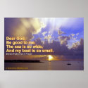 The sea is so wide-poster posters