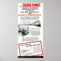 The Seaboard RailRoad Silver Comet Train