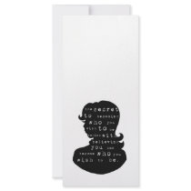 the secret to becoming who you wish to be rack card template