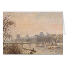The Seine and the Louvre, 1903 Card