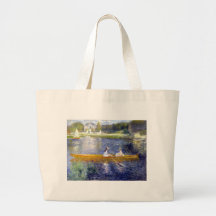 The Seine at Asnieres (The Skiff) Renoir Tote Bags
