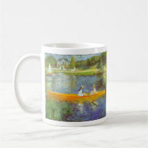 The Seine by Pierre Renoir Mug