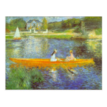The Seine by Pierre Renoir Postcards