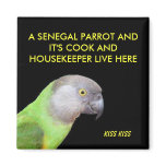 The Senegal Parrot Pet magnets