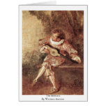 The Serenata By Watteau Antoine cards