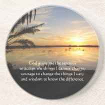 The Serenity Prayer coasters