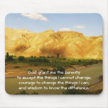 The Serenity Prayer Mouse Pads