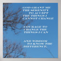 The Serenity Prayer posters