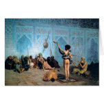 The Serpent Charmer by Jean Leon Gerome Greeting Cards
