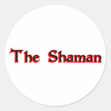 The Shaman Runde Sticker