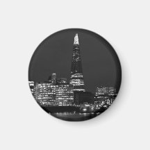 The Shard and Southbank London Fridge Magnet