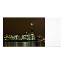 The Shard and Southbank London Photo Card Template