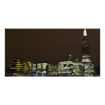 The Shard and Southbank London Personalised Photo Card