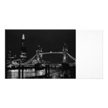 The Shard and Tower Bridge Personalized Photo Card
