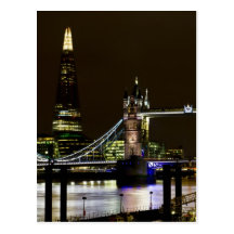 The Shard and Tower Bridge Postcards
