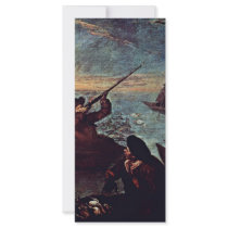 The Shooter In The Barrel" By Longhi Pietro Custom Rack Card
