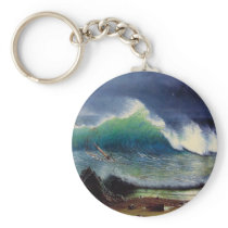 The Shore of the Turquoise Sea Keychains