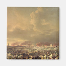 The Siege of Lille by Albert de Saxe-Tachen Magnet