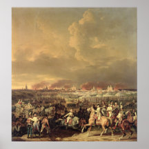 The Siege of Lille by Albert de Saxe-Tachen Print