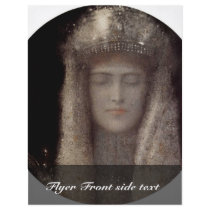 The Silver Tiara By Khnopff Fernand (Best Quality) Personalized Flyer