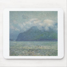 The Silver Veil and the Golden Gate Mousepad