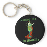 The Sin In Absinthe Key Chains