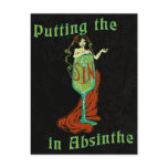 The Sin In Absinthe Postcards