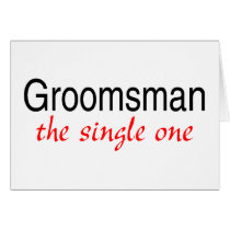 The Single Groomsman